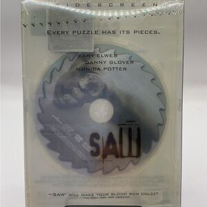 Source Unknown Saw DVD with White and Black Design